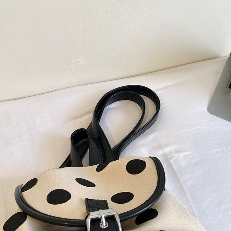 Pariser Chic-Stil, einfarbig, gepunktet, Nylon, Damenrucksack Bild7