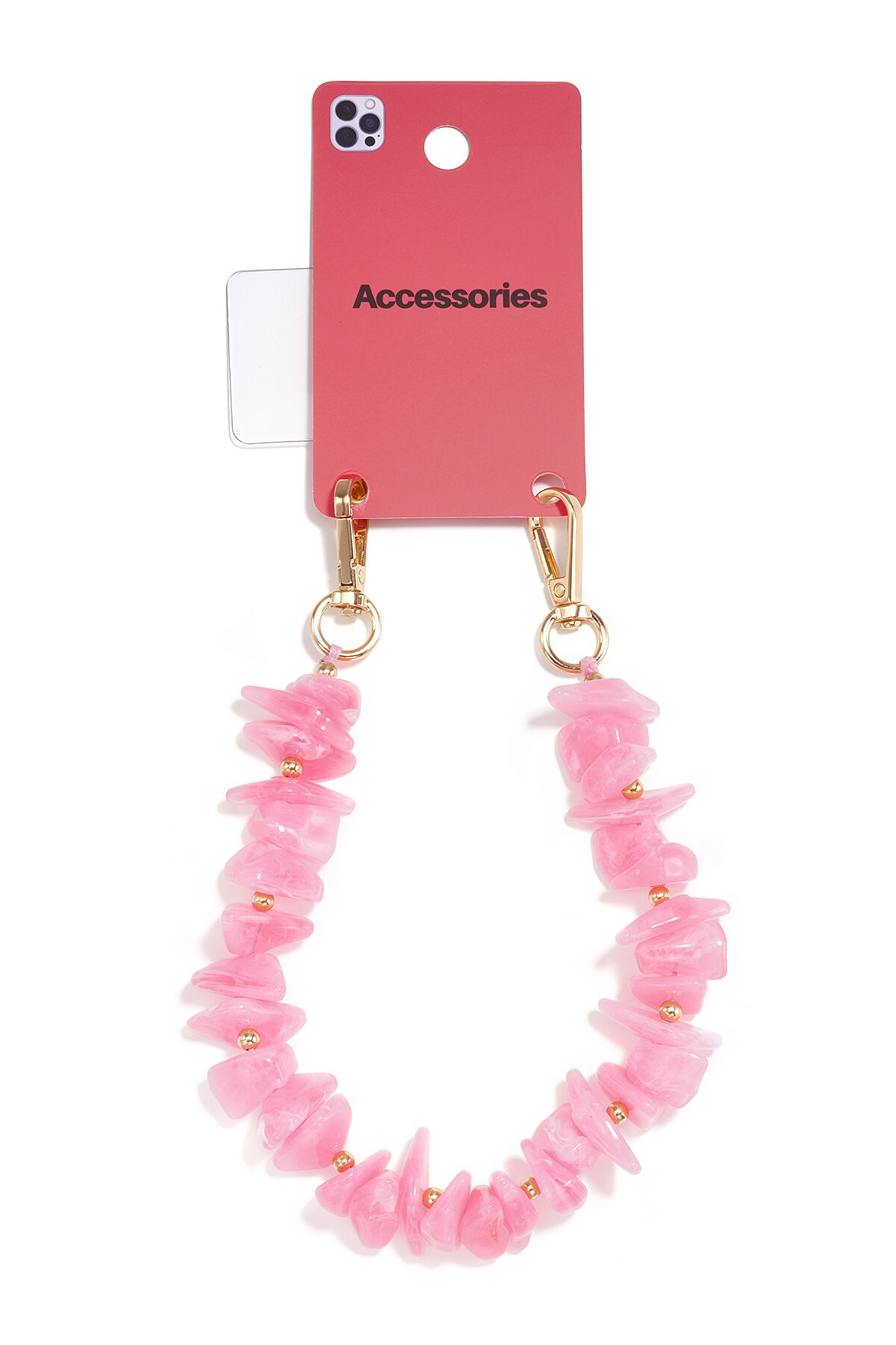 Catena Per Cellulare Con Perline, Semplice, In Acrilico, Accessori Per Tutti I Giorni Immagine3