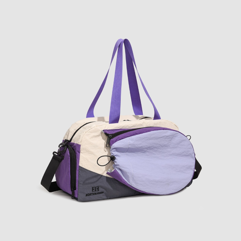 Sporty Style Patchwork Mixed Color Nylon Sports & Travel Bags Picture2