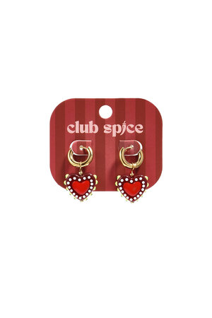 Earrings with heart in candy motif h5 Picture5