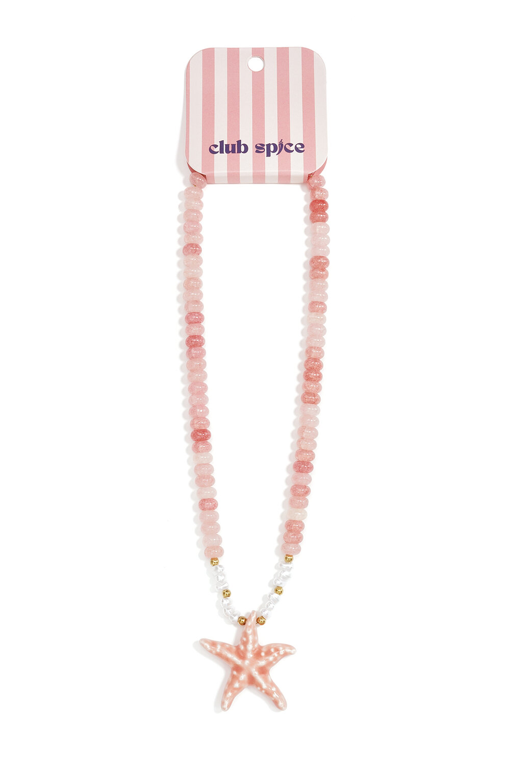 Collares De Cuentas De Vidrio Con Diseño De Estrella De Mar, Ideales Para Vacaciones O Para Disfrutar De La Playa. Colección Romántica Para Mujer. h5Imagen3