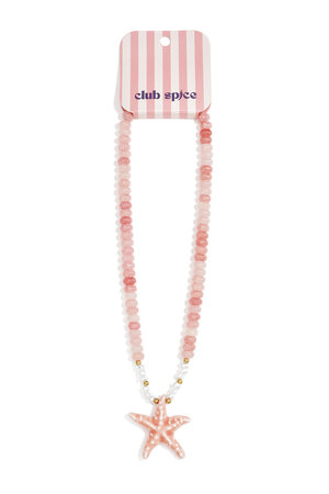 Collares De Cuentas De Vidrio Con Diseño De Estrella De Mar, Ideales Para Vacaciones O Para Disfrutar De La Playa. Colección Romántica Para Mujer. h5 Imagen3