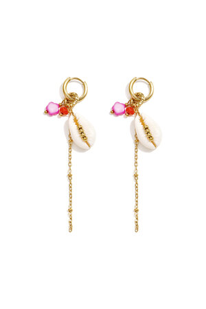 Stainless Steel Dangle Earrings Shell Simple Simple Series Women's Jewelry h5