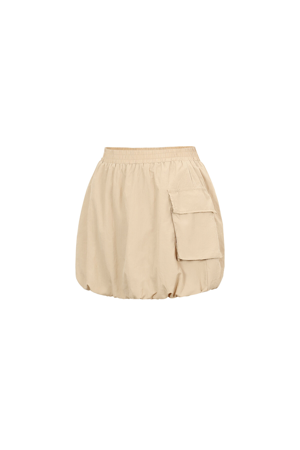 Minigonne In Nylon A Tinta Unita, Abbigliamento Casual Primaverile/Estivo