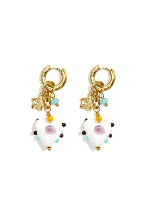 Boucles D'Oreilles En Acier Inoxydable Avec Perles En Forme De Cœur, Collection Romantique Décontractée Pour Le Quotidien, Bijoux Pour Femmes h5