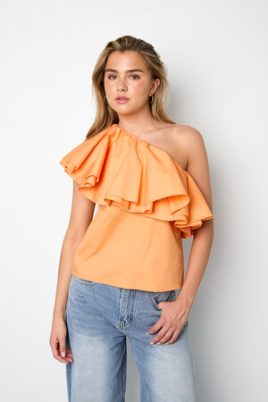 One Shoulder Ruffle Top h5 Picture5