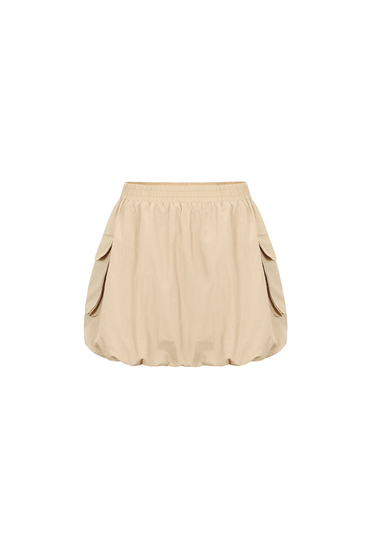 Minigonne In Nylon A Tinta Unita, Abbigliamento Casual Primaverile/Estivo 2