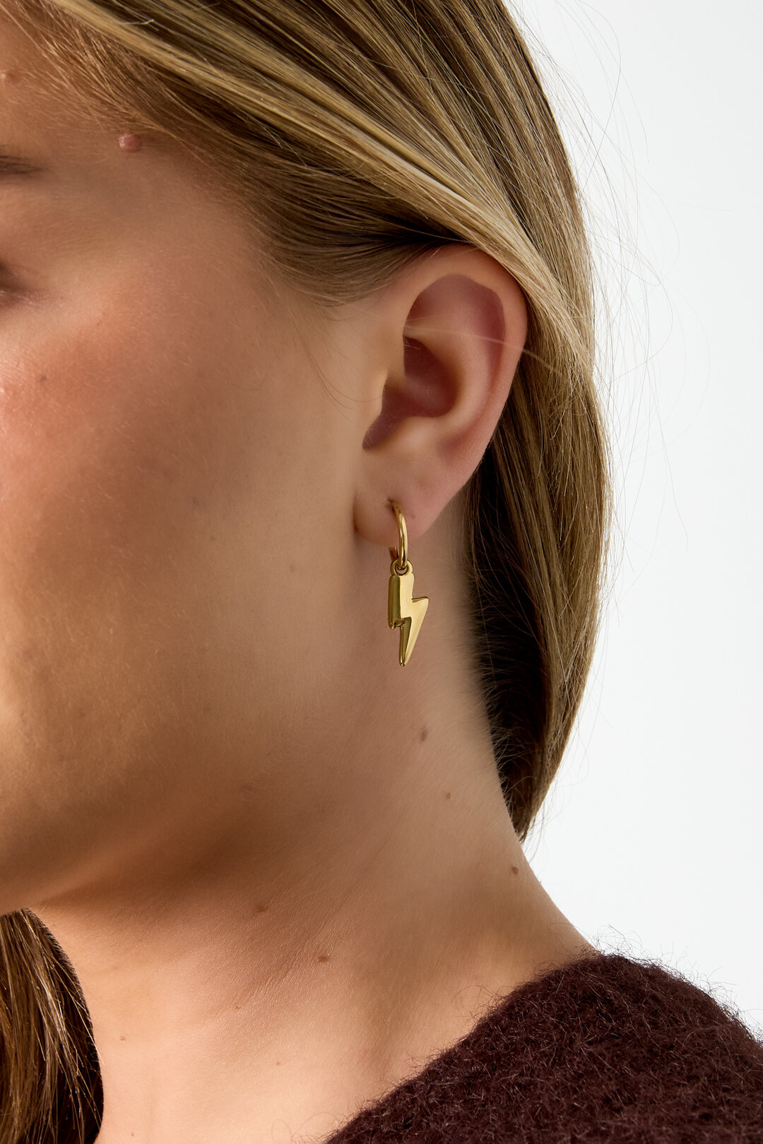 Pendientes Colgantes De Acero Inoxidable Con Forma Irregular, Sencillos, De La Serie Daily Simple, Joyería Para Mujer. 2