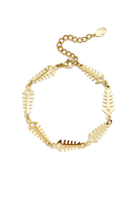 Edelstahl-Kettenarmbänder, Fisch-Design, Schlichte Alltagsserie, Damenschmuck
