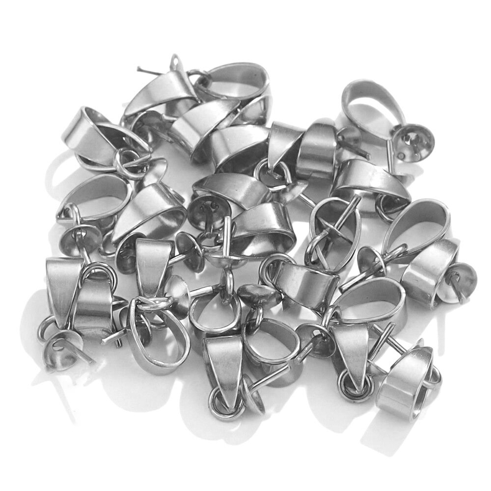 Solid Color Stainless Steel Waterproof Gold Color Jewelry Findings 