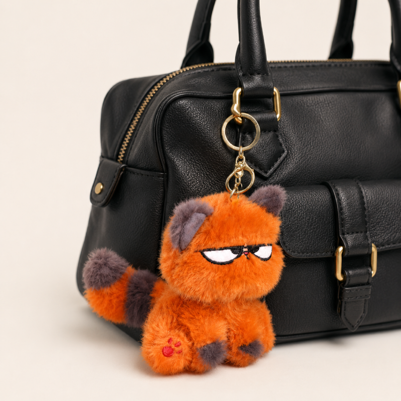 Simple Series Cute Animal Solid Color Cartoon Pp Bag Charms