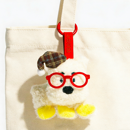 Simple Series Cute Animal Cartoon Stripe Mixed Color Pp Bag Charms 2