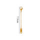 Color dorado/7.5cm Imagen6