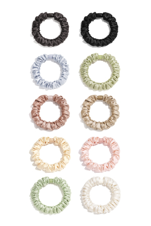 Haarelastiekjes Effen Kleur Casual Polyester Dagelijkse Accessoires h5 Afbeelding2