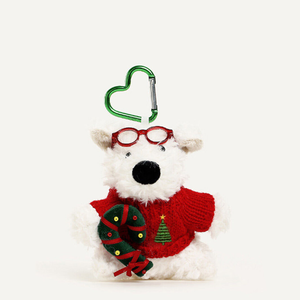 Simple Series Cute Animal Fruit Bow Knot Christmas Mixed Color Fabric Bag Charms h5 Picture2