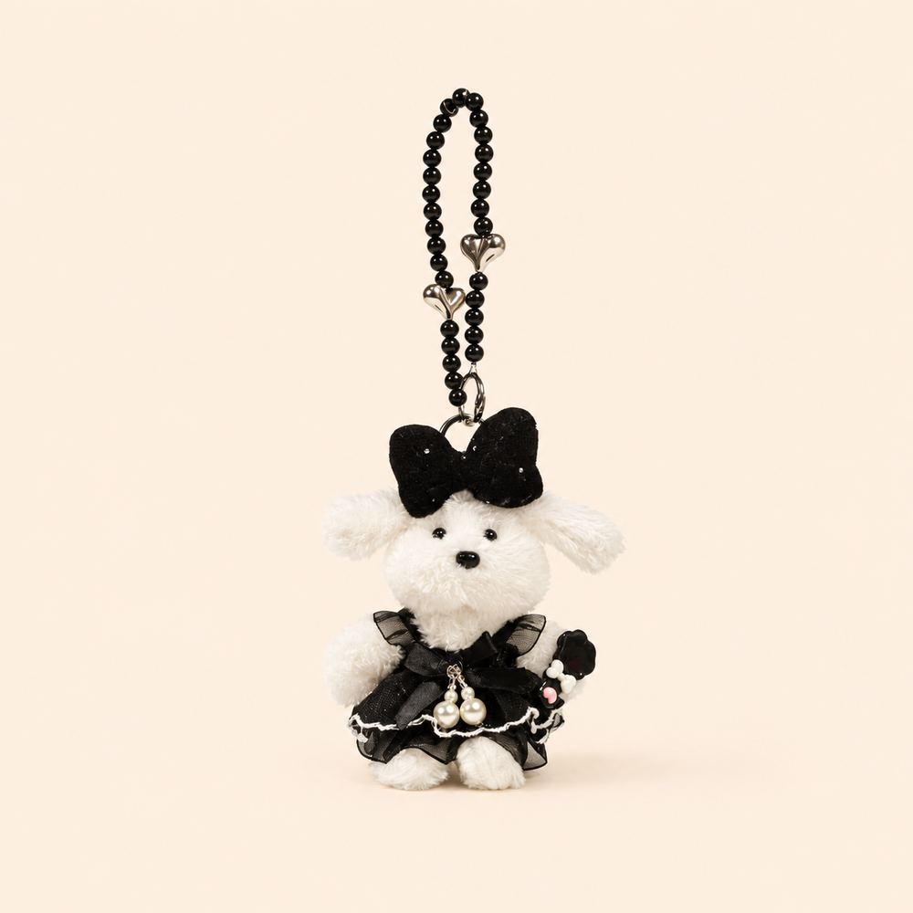 Luxurious Series Cute Heart Animal Bow Knot Cartoon Beads Pp Bag Charms