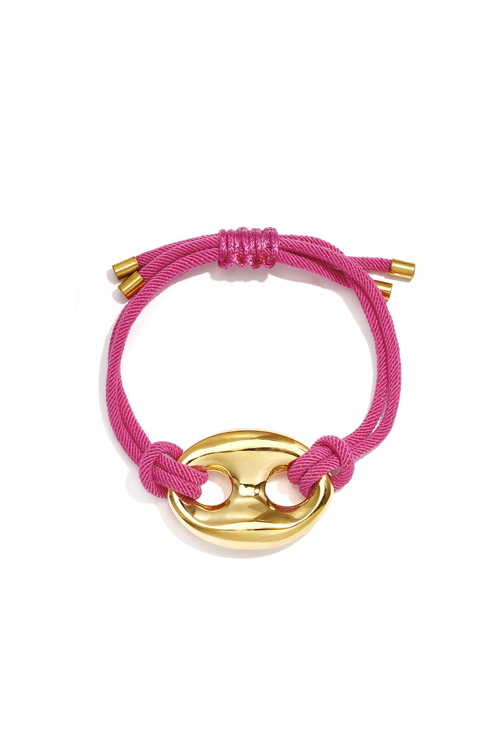 Satin Cord Bracelet With Button Detail h5Picture3