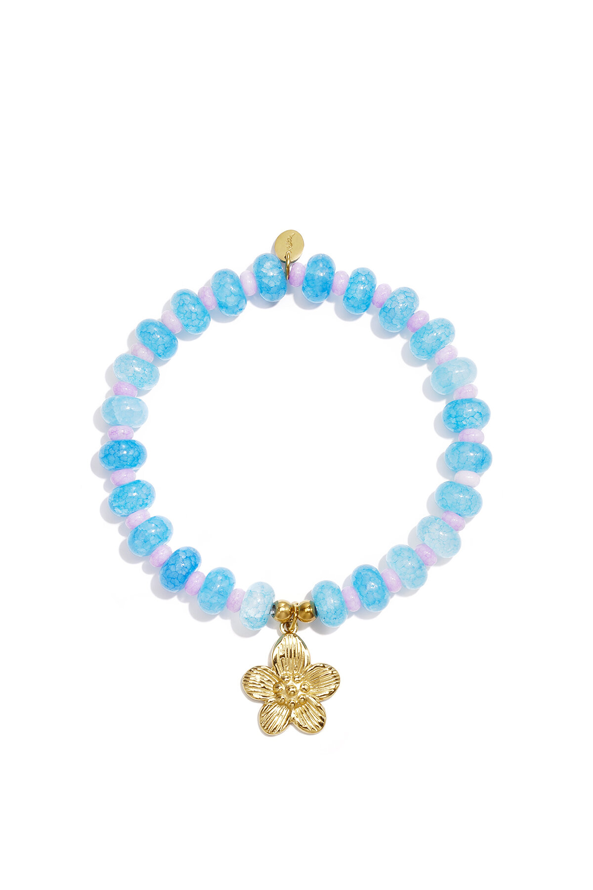 Pulseras De Cuentas De Vidrio Con Diseño Floral, Estilo Casual Y Sencillo Para Mujer. Imagen3