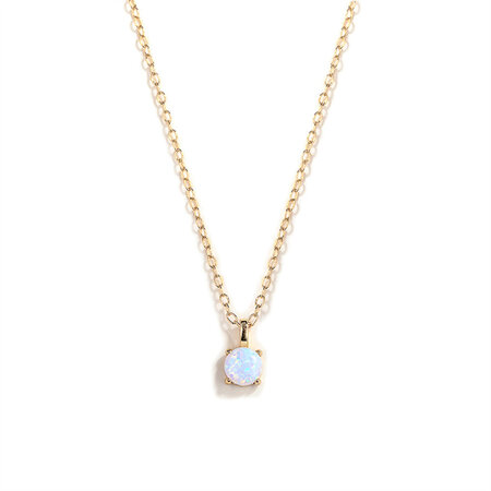925 Series Fine Jewelry Elegant Chain Gold Color Women's 925 Sterling Silver Color Necklaces