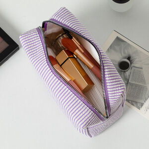Bolsas De Maquillaje De Poliéster Simple Series Daily Stripe h5 Imagen5