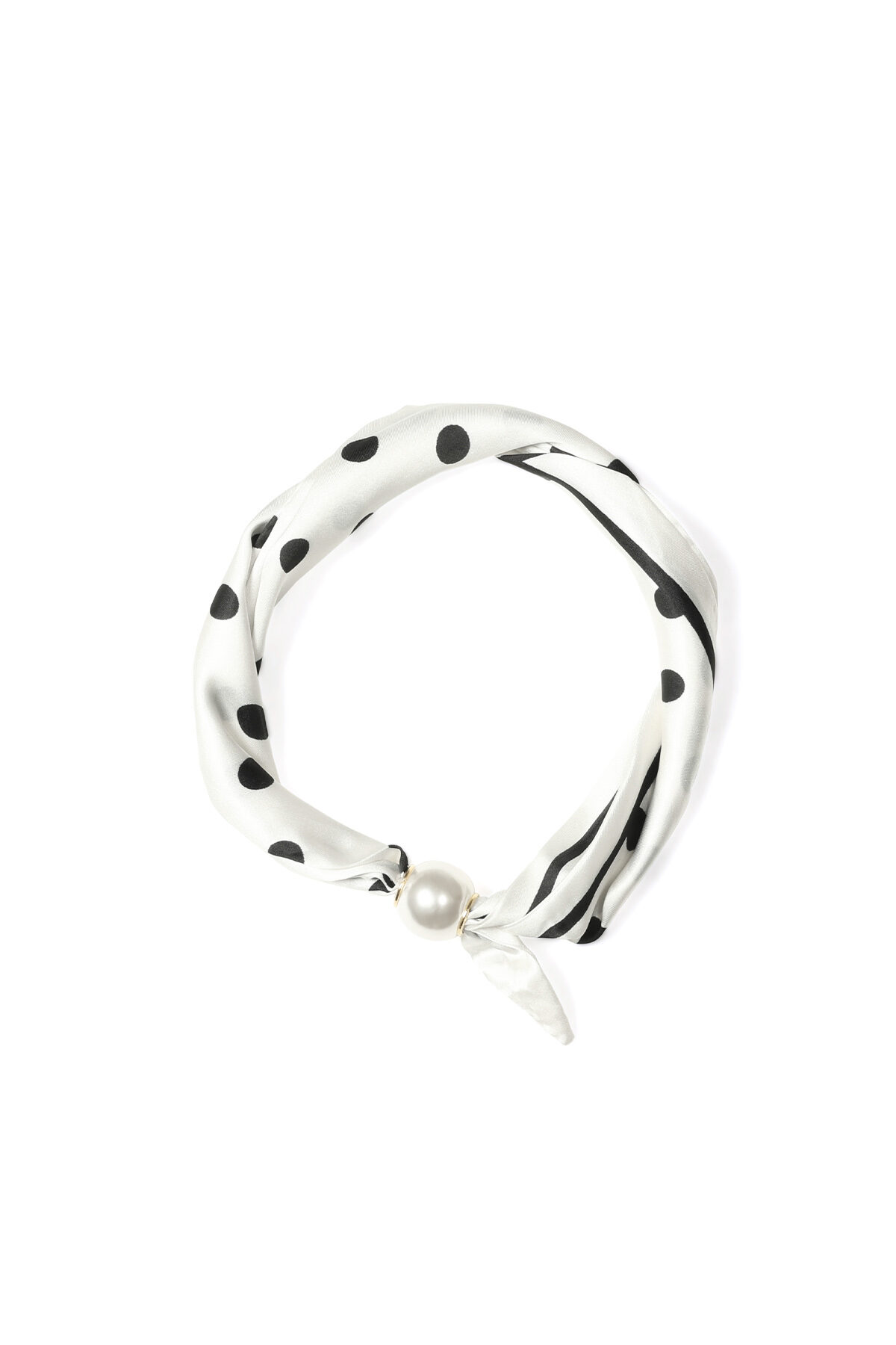 Écharpes D'Été À Pois, Simples, En Polyester, Accessoires Du Quotidien h5 Image2