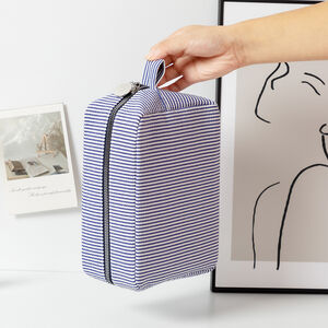 Bolsas De Maquillaje De Poliéster Simple Series Daily Stripe h5 Imagen2