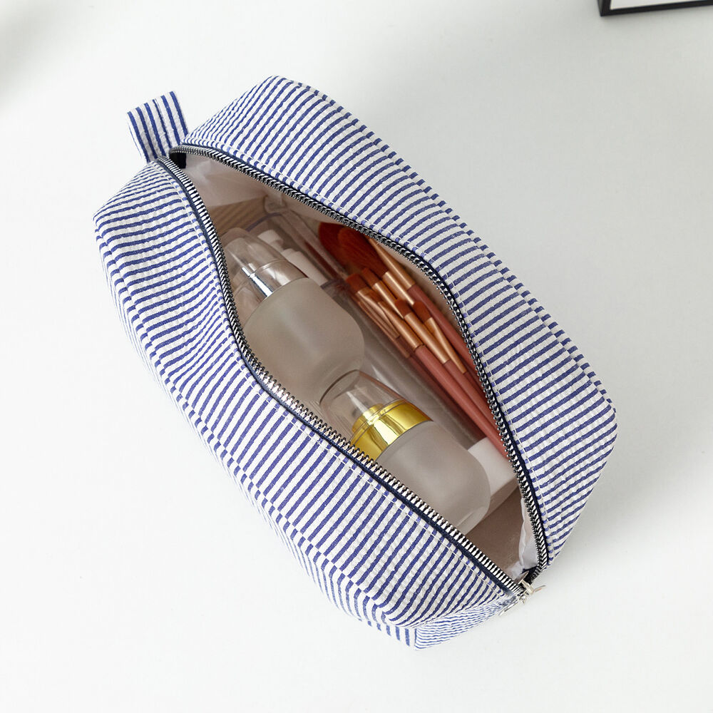 Bolsas De Maquillaje De Poliéster Simple Series Daily Stripe h5Imagen5