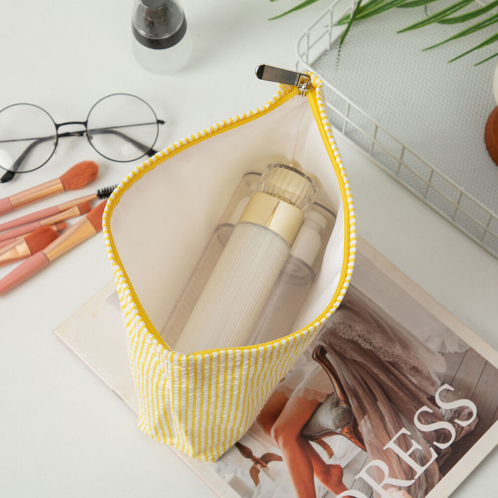 Bolsas De Maquillaje De Poliéster Simple Series Daily Stripe h5Imagen2