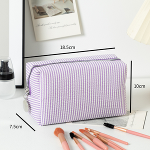 Bolsas De Maquillaje De Poliéster Simple Series Daily Stripe h5 Imagen6