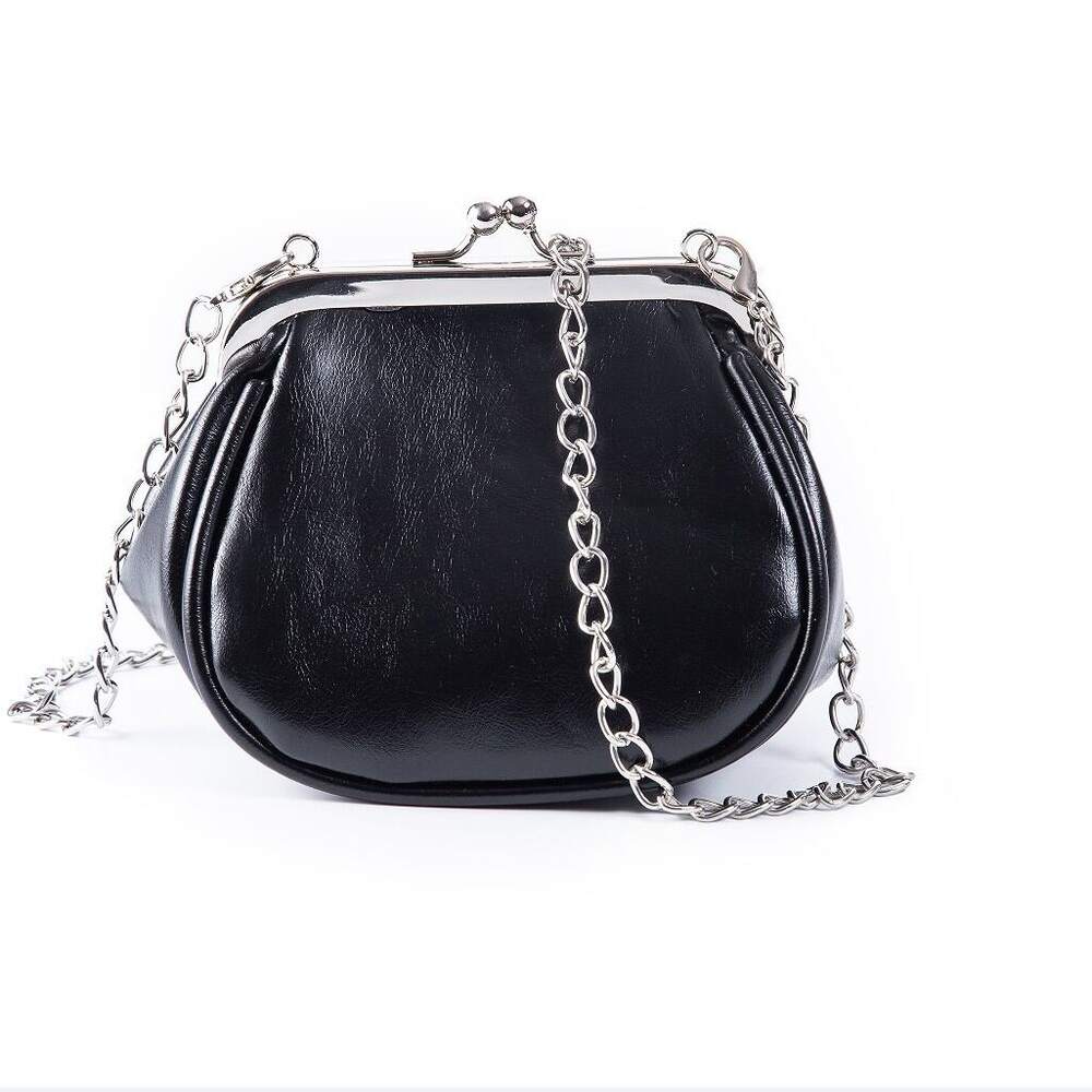 Casual Style Metal Hardware Solid Color Premium Quality Pu Women's Round Bag Crossbody Bags