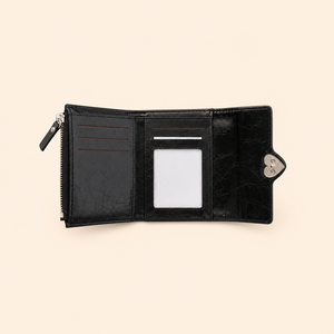 Casual Style Metal Hardware Heart Solid Color Premium Quality Pu Women's Square Bag Wallets & Card Holders h5 Picture3