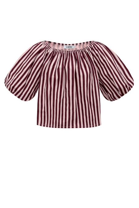 Striped Pof Blouse 2