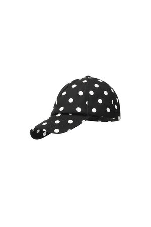 Baseballkappe Mit Polka Dots, Klassisch, Polyester, Alltagsaccessoire h5