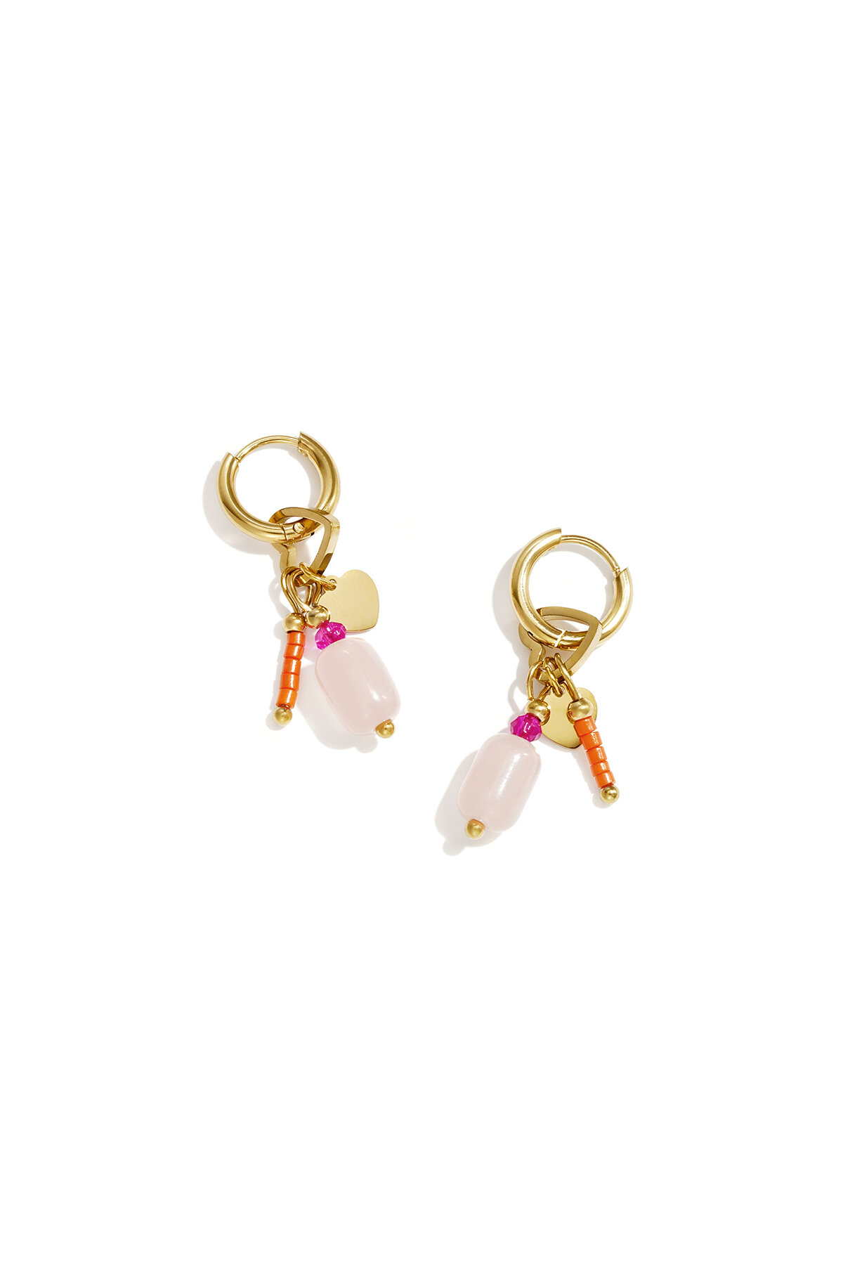 Stainless Steel Beads Earrings Ellipse Shape Cute Daily Simple Series Women's Jewelry h5 
