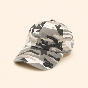 Simple Series Casual Irregular Shape Mixed Color Cotton Baseball Cap h5 Picture2