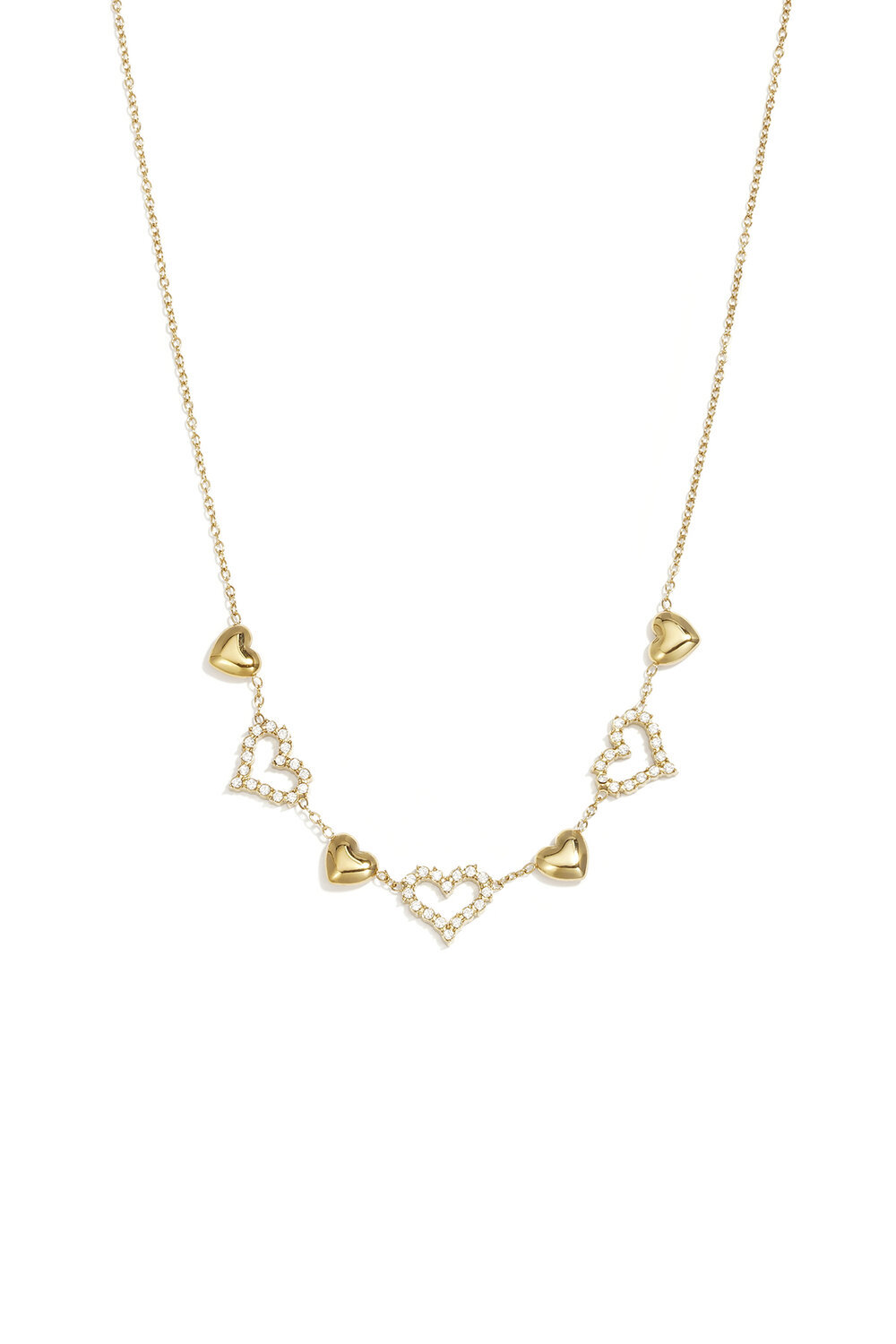 Halskette Mit Herzanhänger Aus Edelstahl, Schlichte Serie „Alltagstauglich“, Damenschmuck