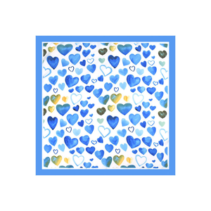 Simple Series Sweet Heart Solid Color Gradient Color Imitation Silk Summer Scarves h5 Picture3