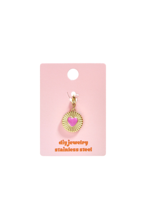Stainless Steel Jewelry Charms Heart Simple Daily Simple Series Women's Jewelry h5 Picture3