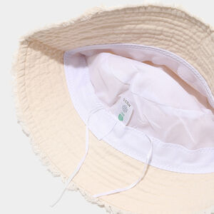 Simple Series Daily Solid Color Tassel Cotton Bucket Hats h5 Picture5