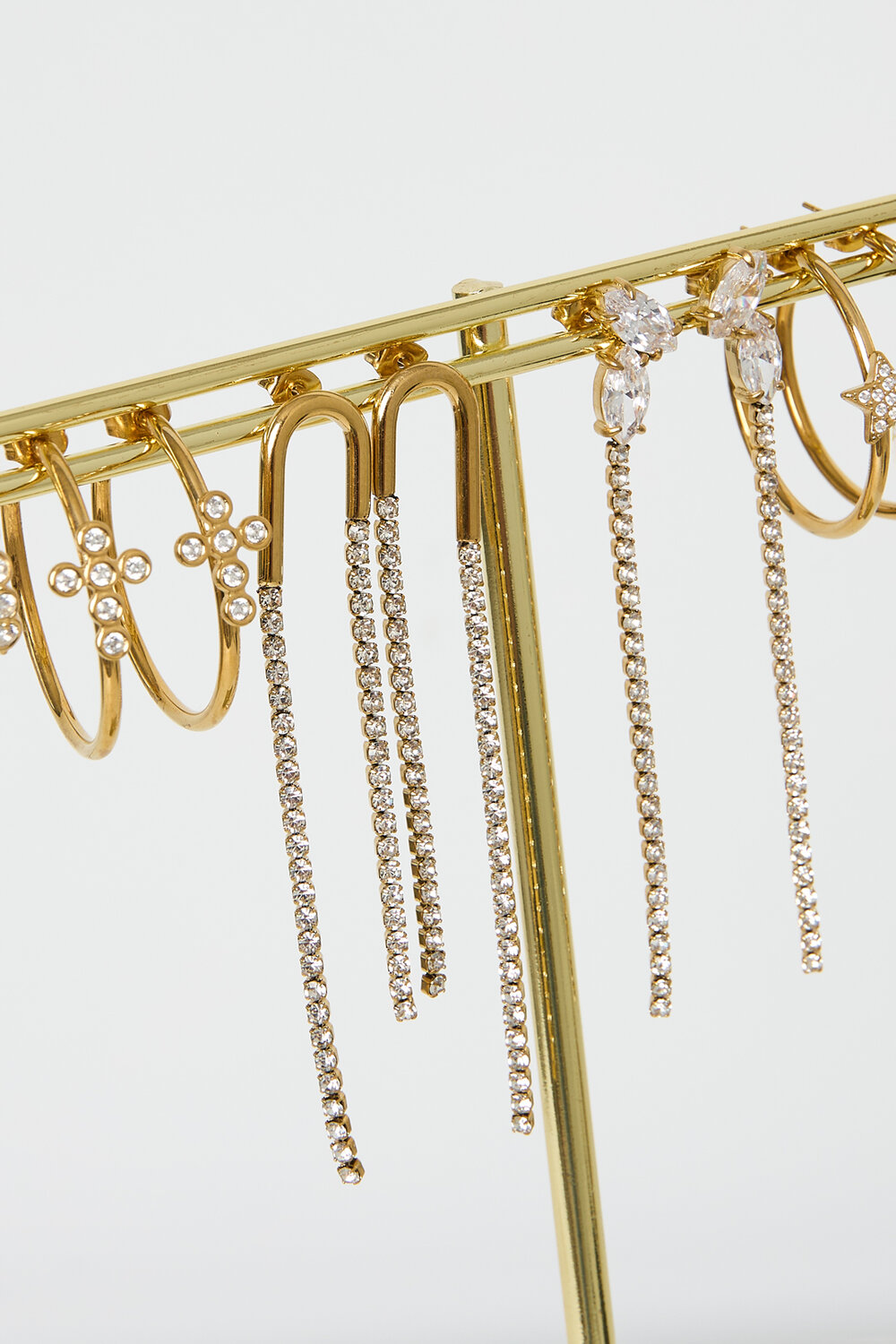 Ohrhänger Aus Edelstahl Mit Kette, Schlicht, Ideal Für Festliche Anlässe/Partys, Schlichte Serie, Damenschmuck h5Bild2