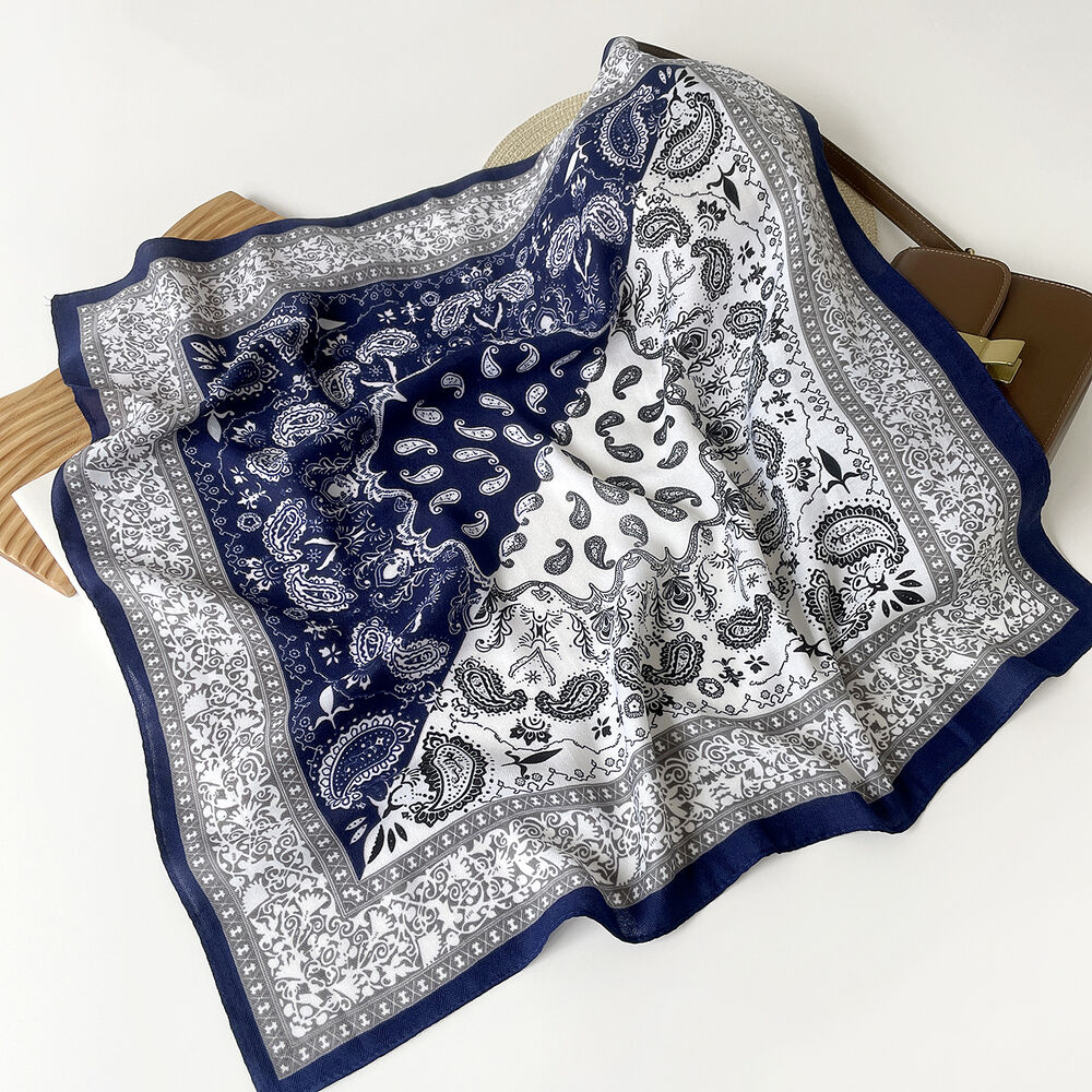 Ethnic Series Casual Mixed Color Paisley Pattern Polyester Summer Scarves Picture5
