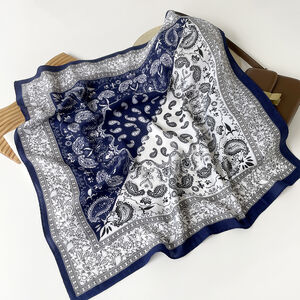 Ethnic Series Casual Mixed Color Paisley Pattern Polyester Summer Scarves h5 Picture5