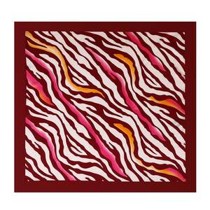 Sciarpe Estive In Finta Seta Con Stampa Animalier A Colori Misti E Colori Naturali Della Serie Ethnic. h5