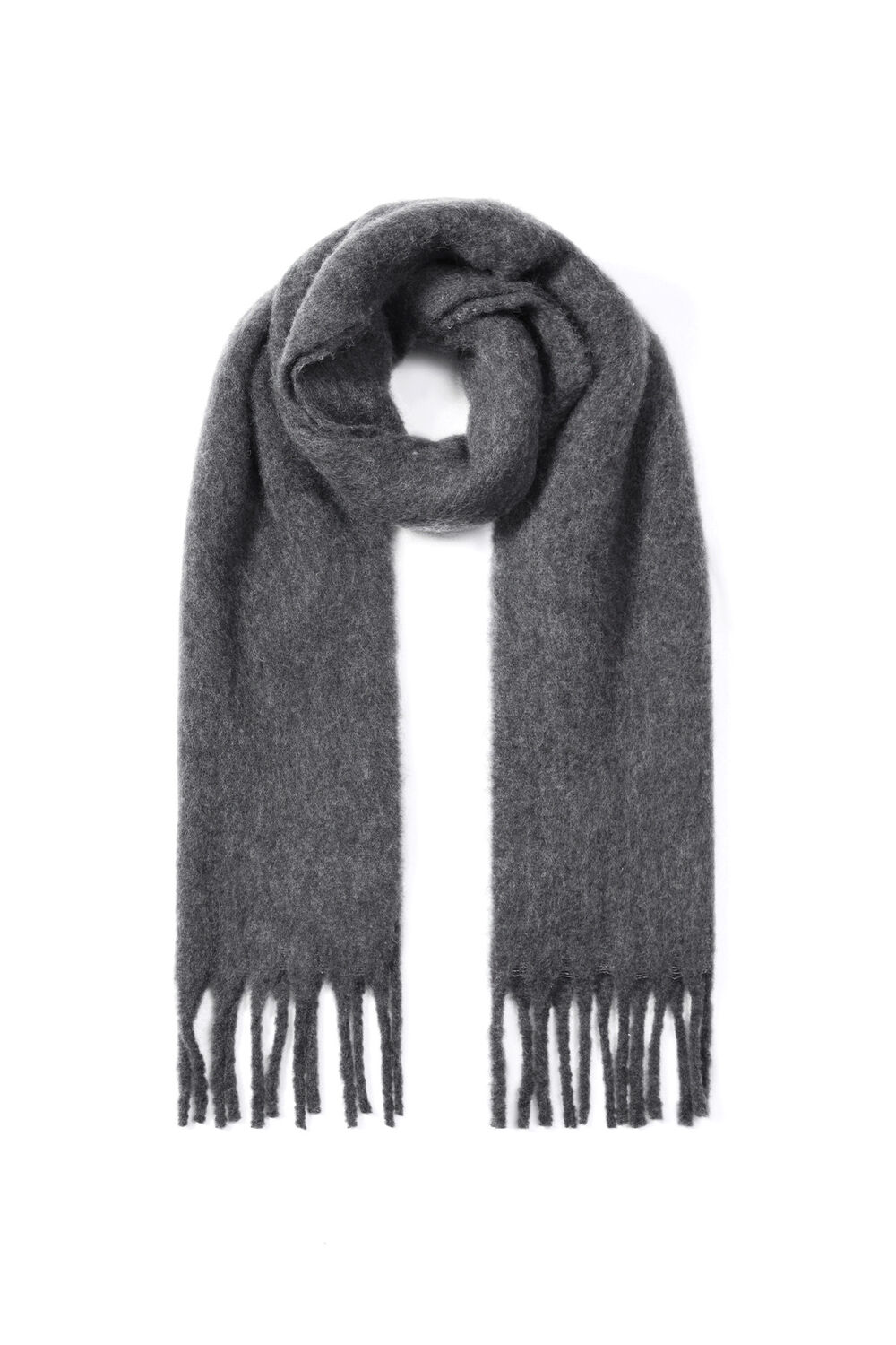 Wintersjaals, Effen Kleur, Eenvoudig, Polyester, Dagelijkse Accessoires h5Afbeelding3