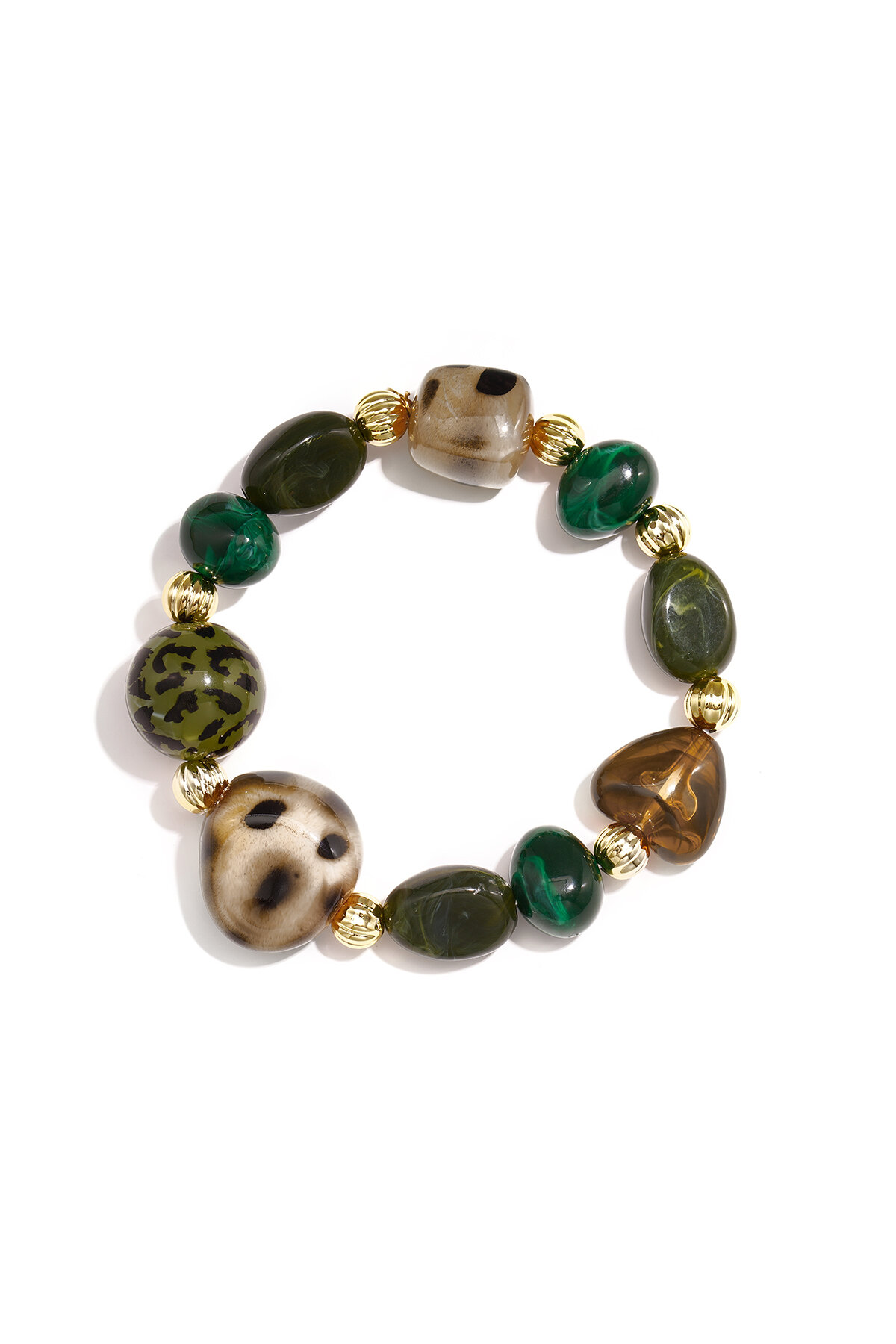 Pulseras De Cuentas Acrílicas De Forma Irregular, Sencillas, De La Serie Simple Daily, Joyería Para Mujer 