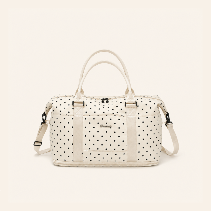 Sporty Style None Solid Color Polka Dots Polyester Women's East-West Sports & Travel Bags Picture2