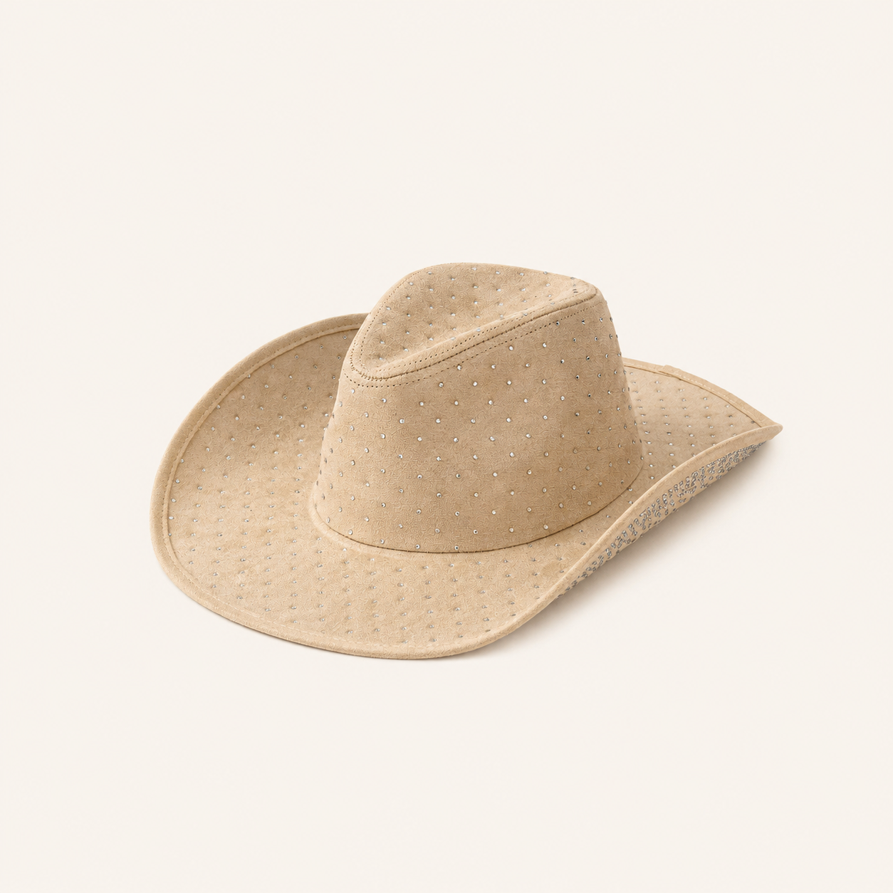 Ethnic Series Bohemian Solid Color Polyester Rhinestone Bucket Hats Top Hats