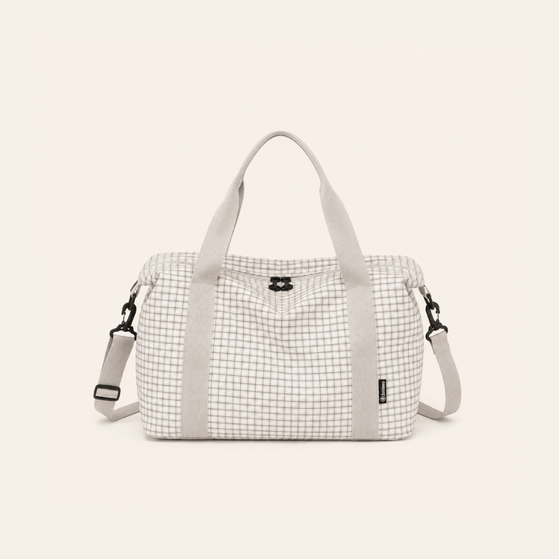 Estilo Casual Ninguno Color Liso Tela A Cuadros Bolsas Cuadradas Para Mujer Deportes Y Viajes h5 Imagen2
