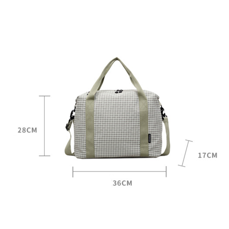Estilo Casual Ninguno Color Liso Tela A Cuadros Bolsas Cuadradas Para Mujer Deportes Y Viajes Imagen9