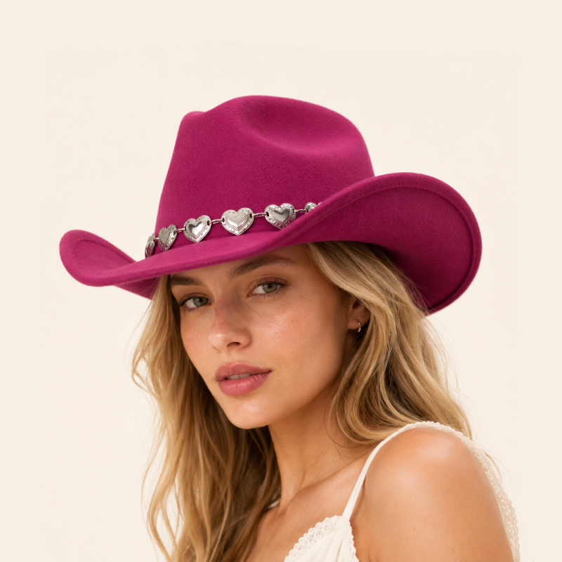 Simple Series Bohemian Heart Solid Color Fabric Bucket Hats Top Hats 2